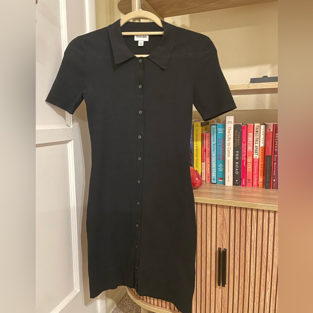 Aritzia Sunday Black Dress Small